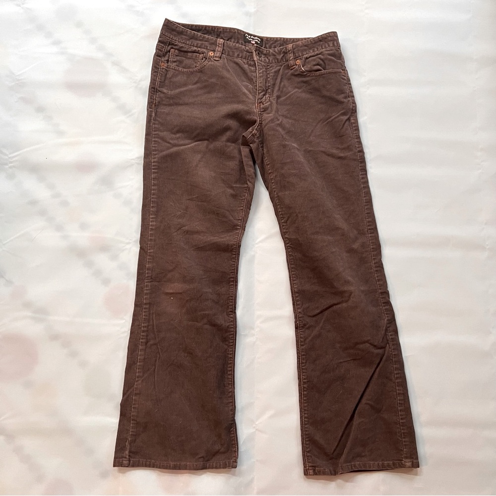 Grey corduroy jeans.